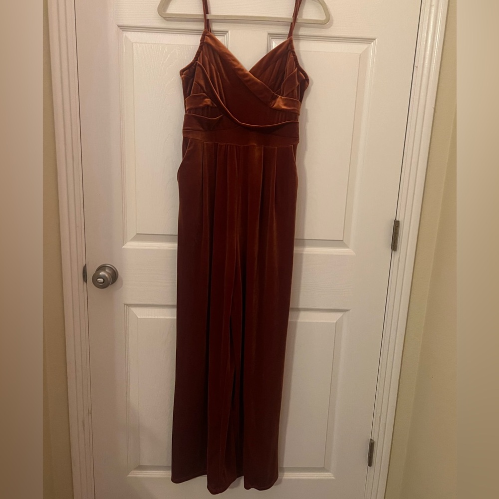 Cider Velour Jumpsuit!